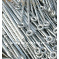 Hot-dip galvanized ring bolts and nuts